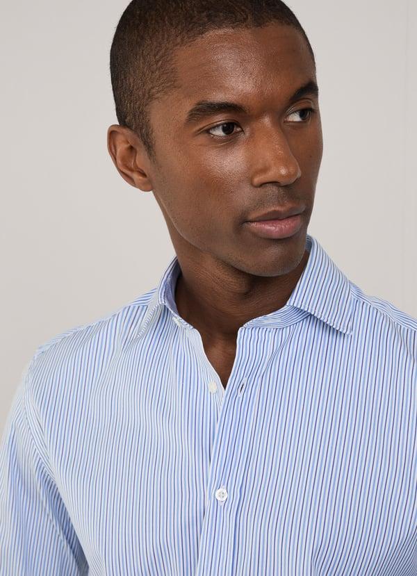 Façonnable camisa popelín rayas regimiento fit regular Outlet