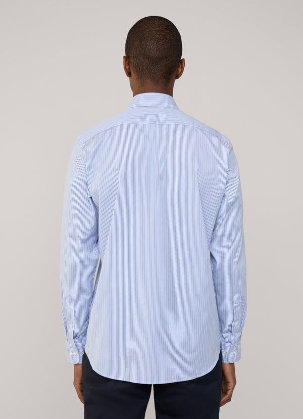 Façonnable camisa popelín rayas regimiento fit regular Outlet