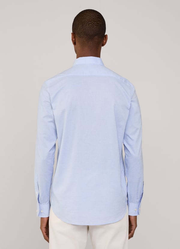 Façonnable camisa fil a fil fit regular En oferta