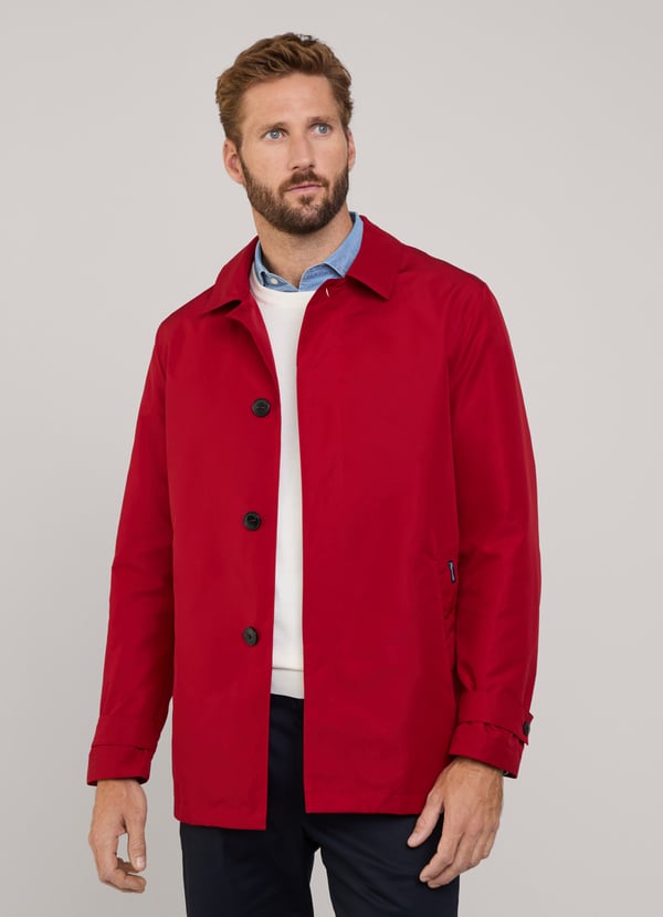 Façonnable parka bolsillos con solapa Mejor oferta