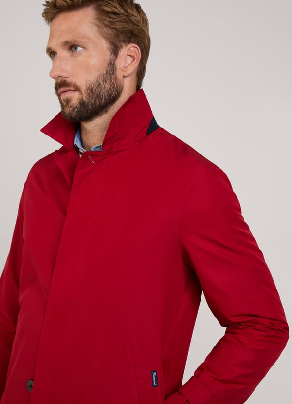 Façonnable parka bolsillos con solapa Mejor oferta