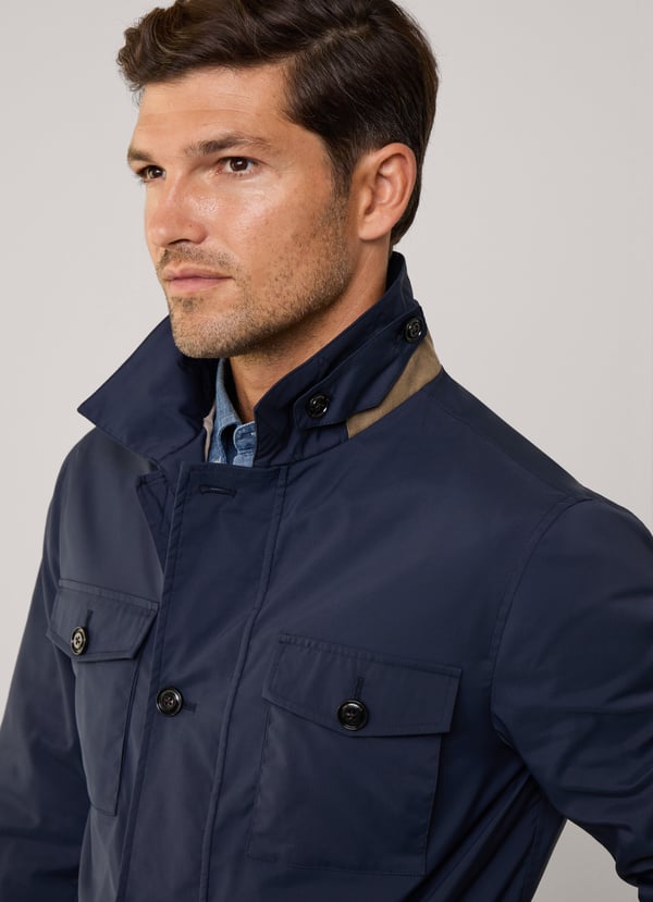 Façonnable chaqueta sahariana cuello camisero Rebajas online