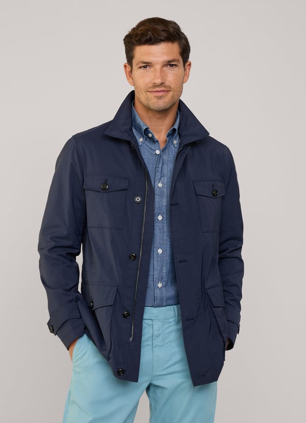 Façonnable chaqueta sahariana cuello camisero Rebajas online
