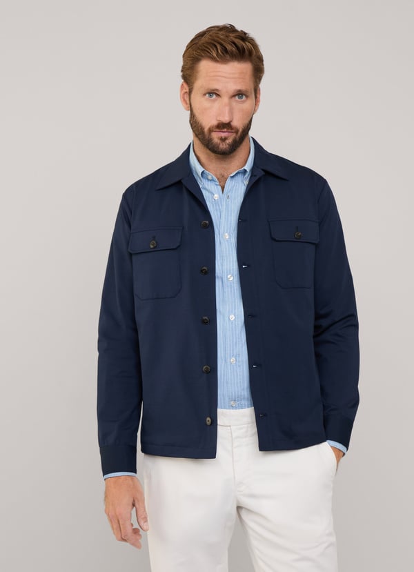 Façonnable sobrecamisa con bolsillos solapa Envío gratis