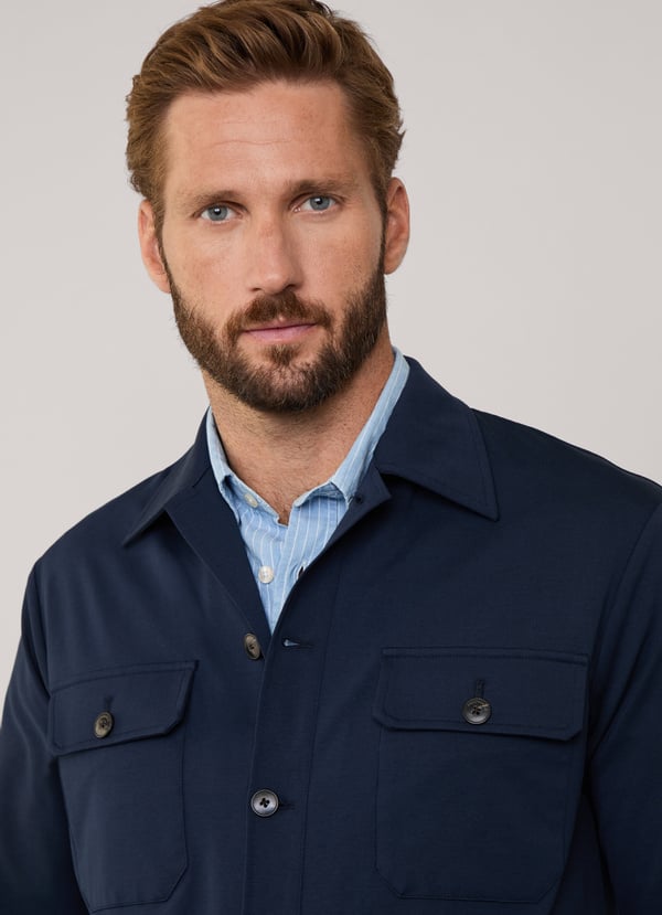 Façonnable sobrecamisa con bolsillos solapa Envío gratis