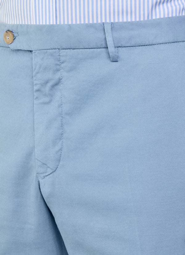 Façonnable pantalón algodón lino fit regular Promoción por tiempo limitado
