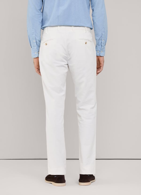 Façonnable pantalón algodón lino fit regular Oferta especial de fábrica