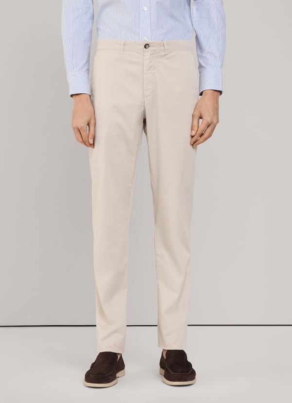 Façonnable pantalón chino de sarga fit slim Oferta exclusiva