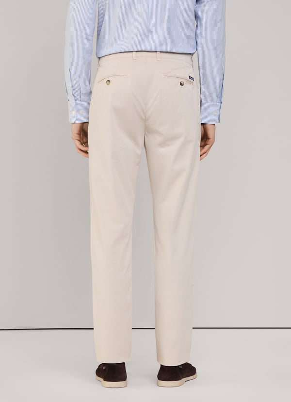 Façonnable pantalón chino de sarga fit slim Oferta exclusiva