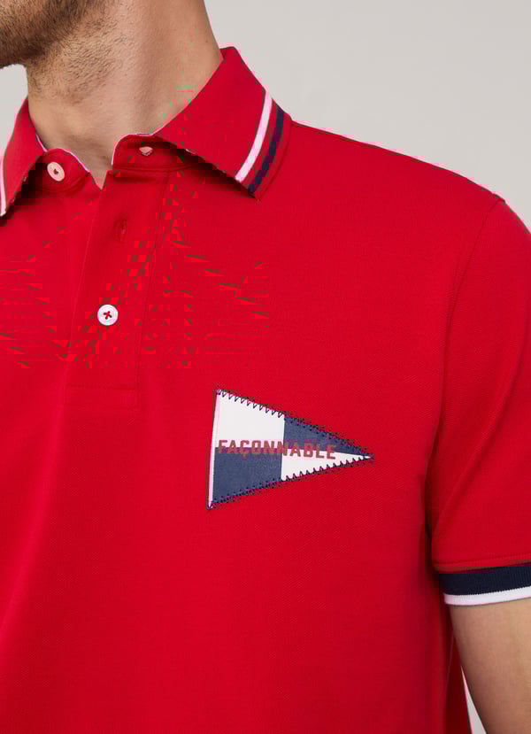 Façonnable polo piqué fit regular Precio ultrabajo