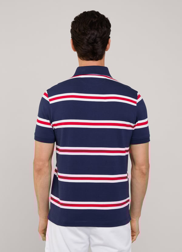 Façonnable polo pima rayas regimiento fit regular En línea