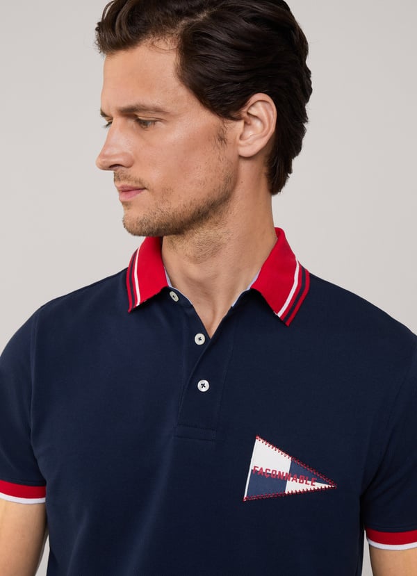 Façonnable polo piqué fit regular Ofertas