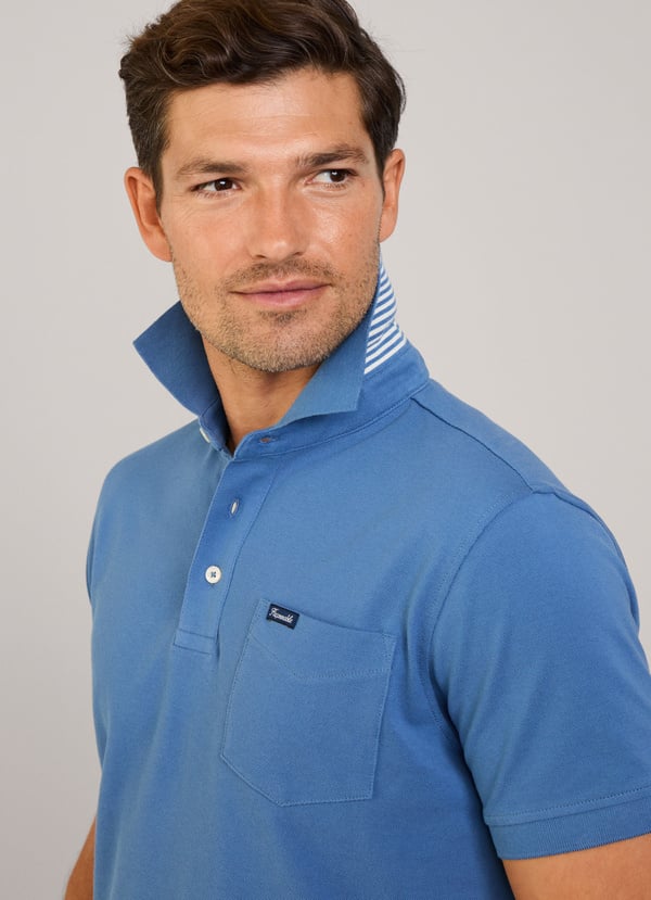 Façonnable polo bolsillo frontal fit regular Gran oferta