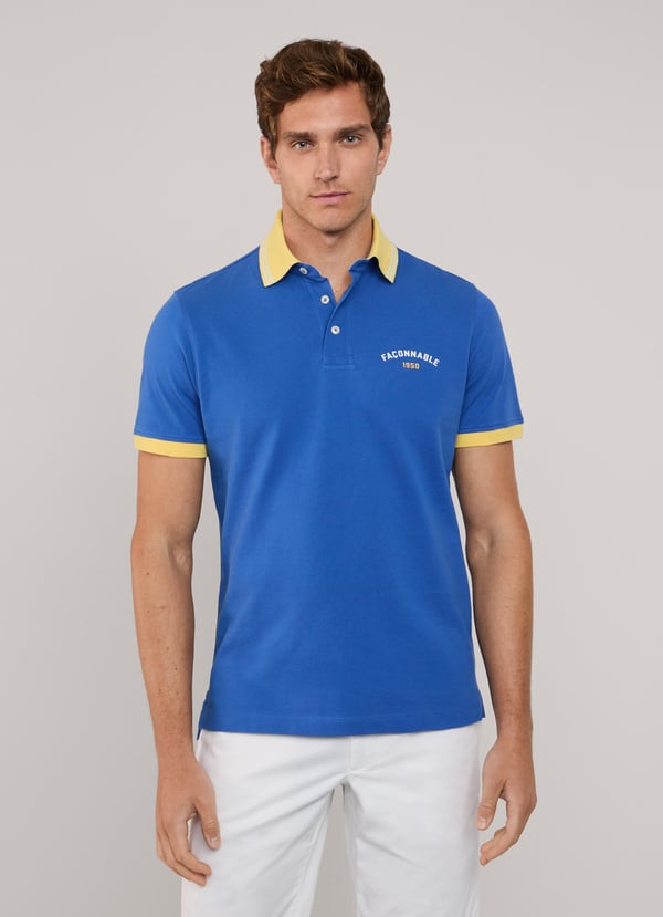 Façonnable polo piqué fit regular Rebajas de fábrica