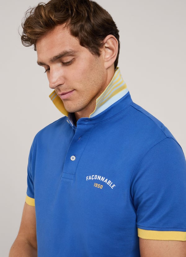 Façonnable polo piqué fit regular Rebajas de fábrica