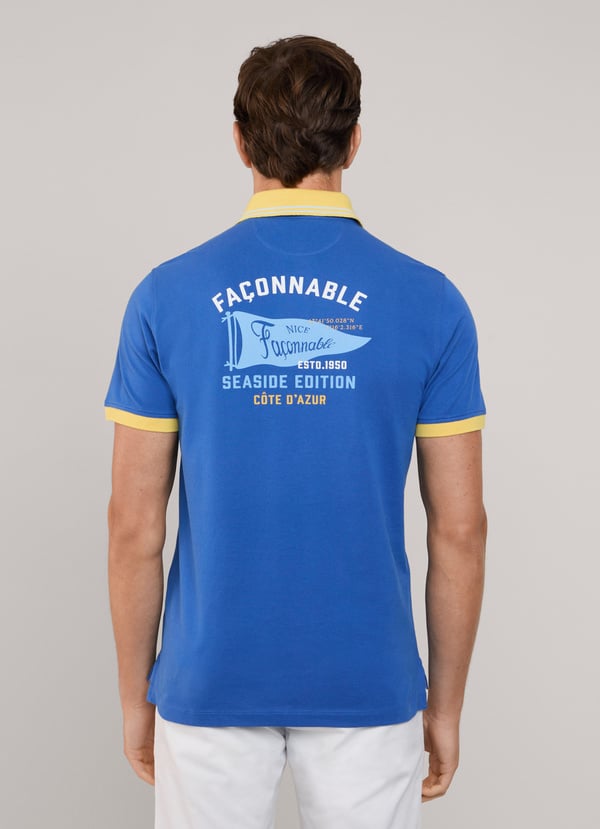 Façonnable polo piqué fit regular Rebajas de fábrica