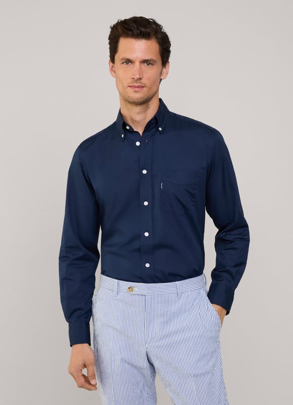 Façonnable camisa popelín fit regular En oferta