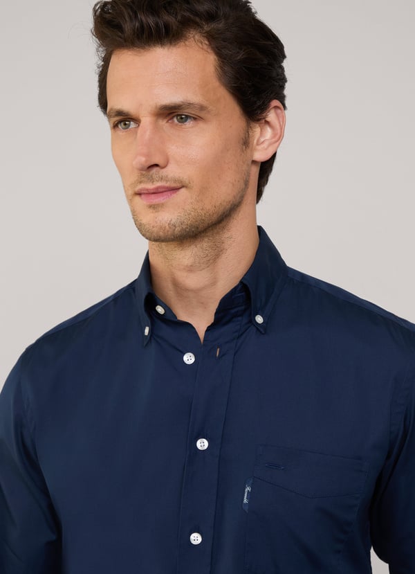 Façonnable camisa popelín fit regular En oferta