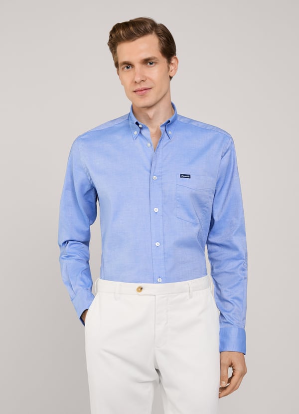Façonnable camisa oxford bolsillo frontal fit regular Los más vendidos