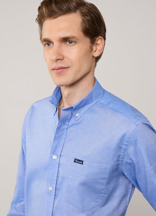 Façonnable camisa oxford bolsillo frontal fit regular Los más vendidos