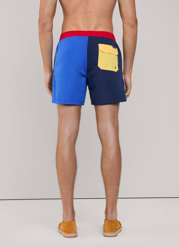 Façonnable bañador bermuda color block Envío internacional gratuito