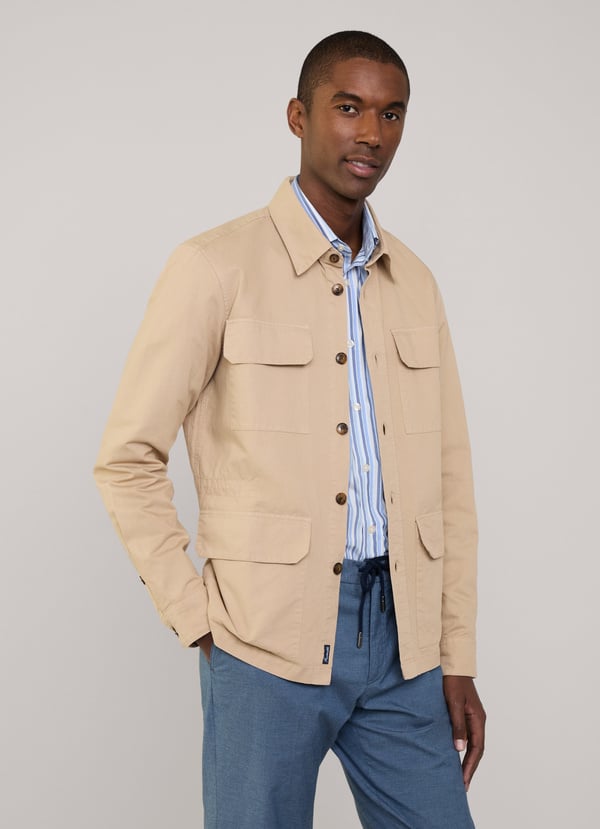 Façonnable sobrecamisa cargo lino algodón Últimos 3 días