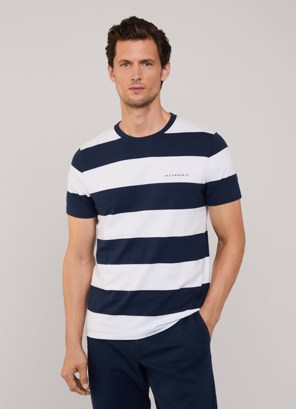 Façonnable camiseta rayas fit regular Promoción trimestral