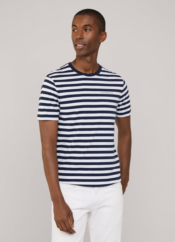 Façonnable camiseta rayas náuticas fit regular Envío internacional gratuito