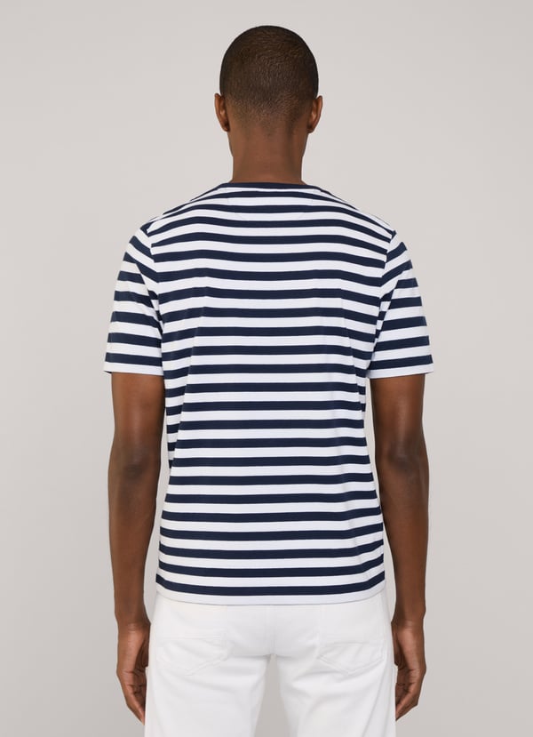 Façonnable camiseta rayas náuticas fit regular Envío internacional gratuito