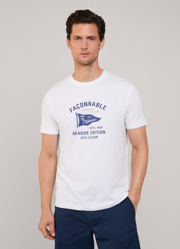 Façonnable camiseta banderín fit regular Limitado a 3 días