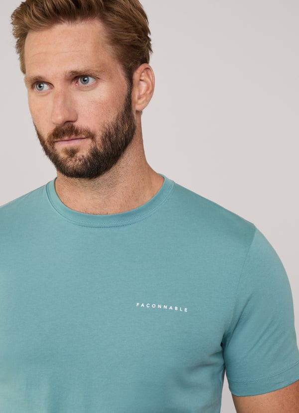 Façonnable camiseta palmera fit regular Libre de impuestos