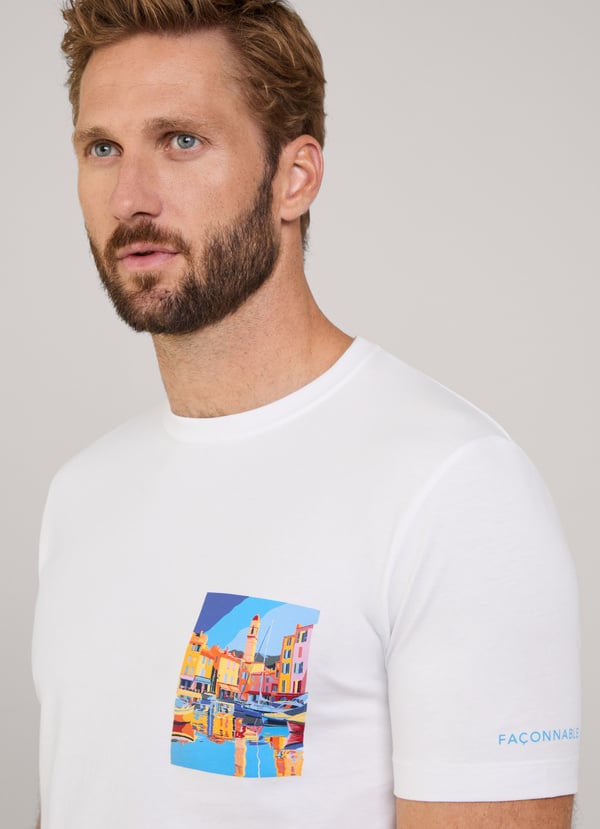 Façonnable camiseta saint tropez fit regular Descuentos del mes