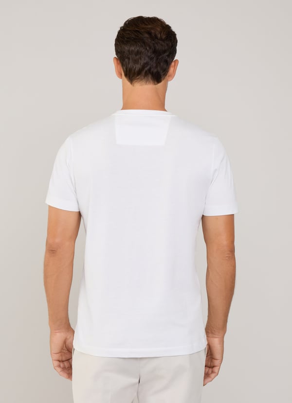 Façonnable camiseta bolsillo frontal fit regular Última moda