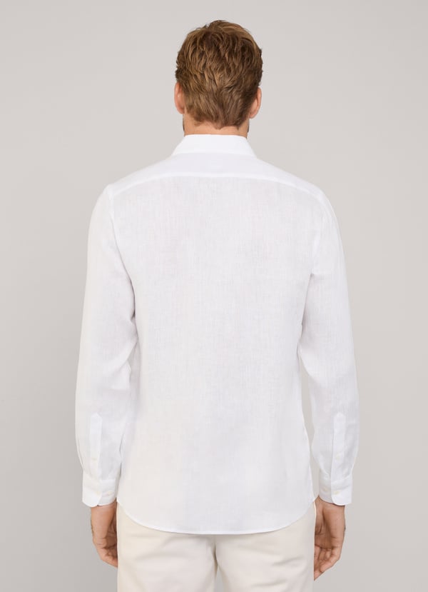 Façonnable camisa de lino fit regular Outlet online