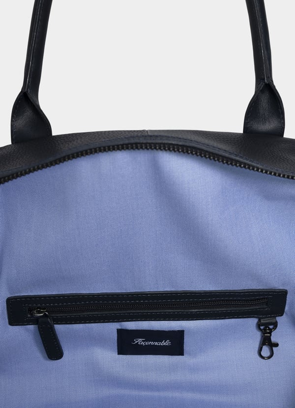 Façonnable bolso de viaje en piel Rebajas baratas