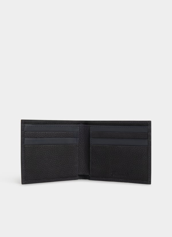 Façonnable cartera plegable de piel Descuento por venta flash