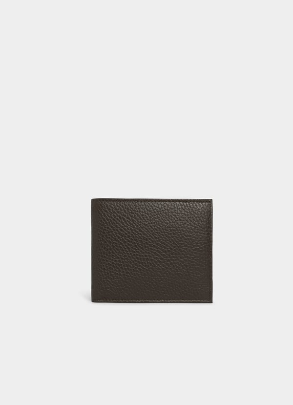 Façonnable cartera plegable de piel