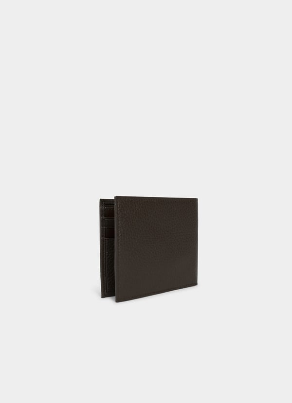 Façonnable cartera plegable de piel Ofertas especiales