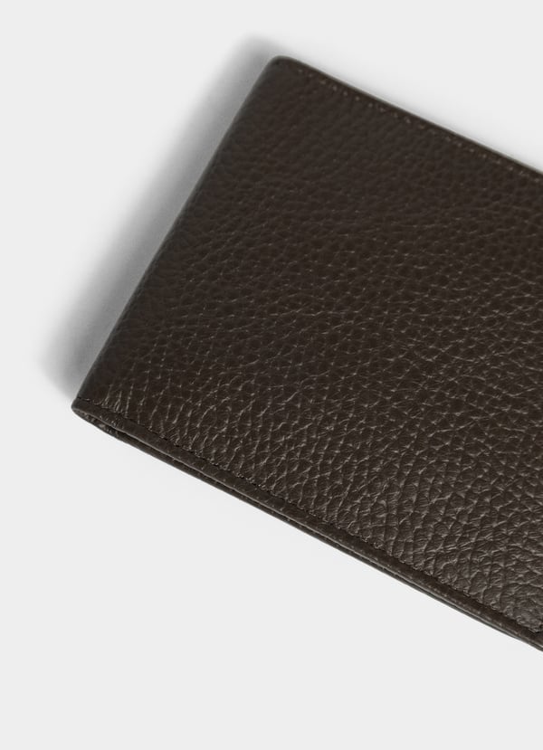 Façonnable cartera plegable de piel Ofertas especiales