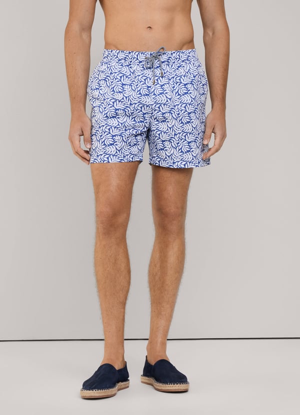 Façonnable bañador bermuda hojas Rebajas de fábrica