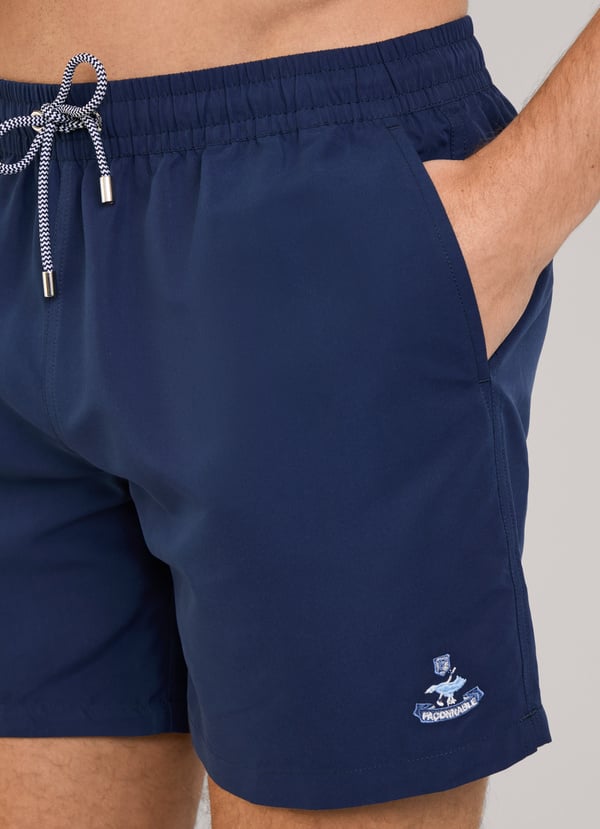 Façonnable bañador bermuda pájaro bordado Mejor oferta