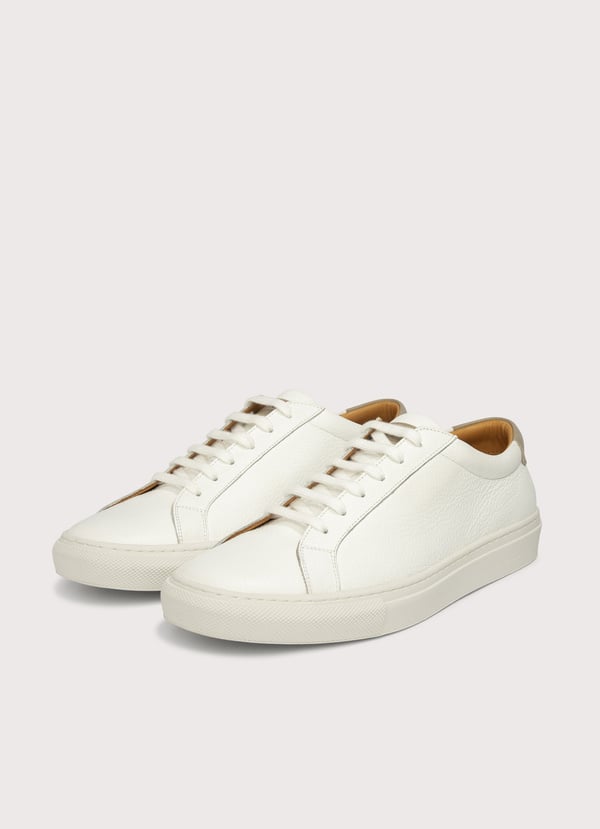 Façonnable zapatillas de piel Liquidación
