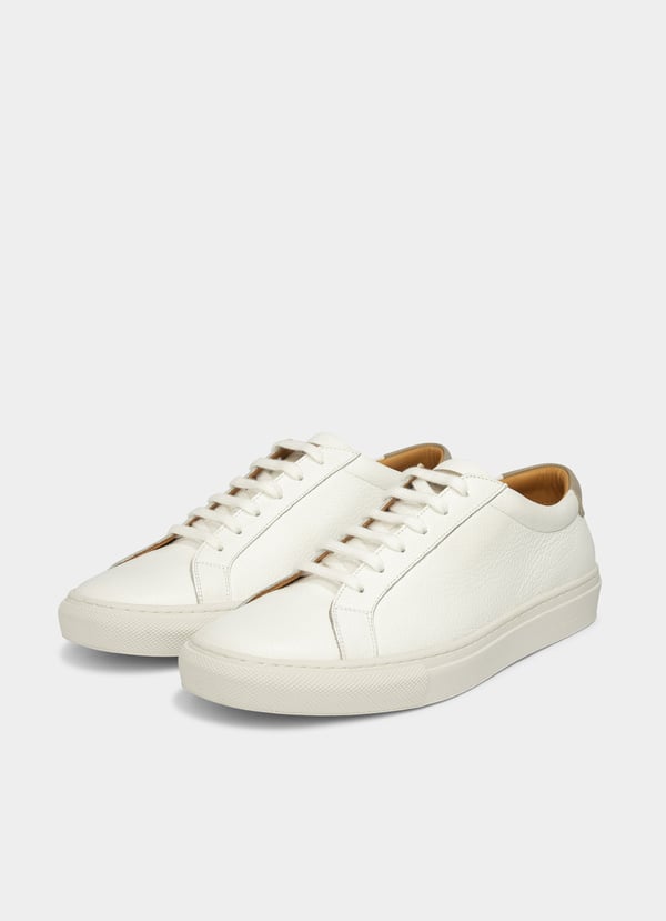 Façonnable zapatillas de piel Liquidación