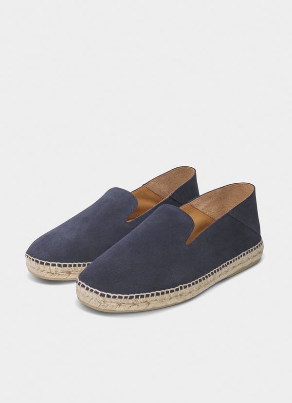 Façonnable alpargatas de ante slip on Envío internacional gratuito