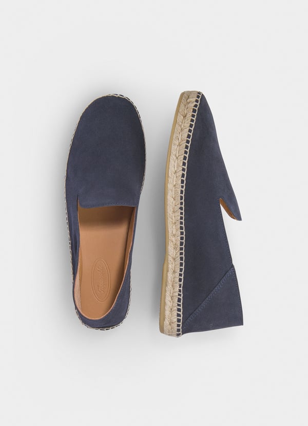 Façonnable alpargatas de ante slip on Envío internacional gratuito