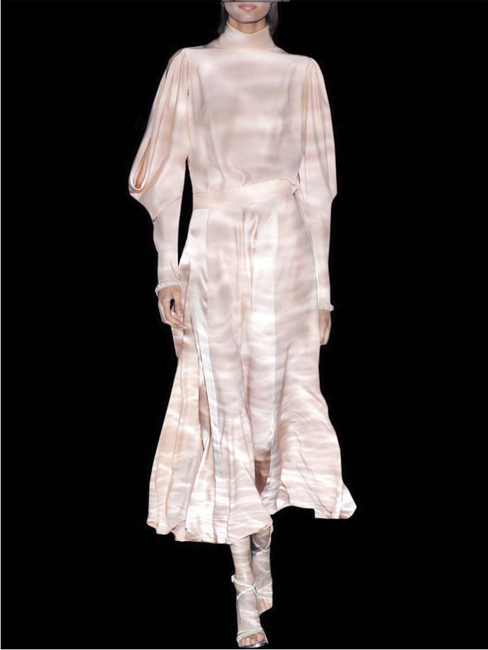 Hannibal laguna Look 7 Blusa BAR y Falda BURNET