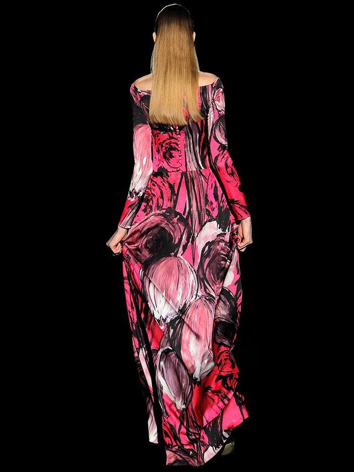 Hannibal laguna Look 21 Vestido ESCARLATA Precio de fábrica