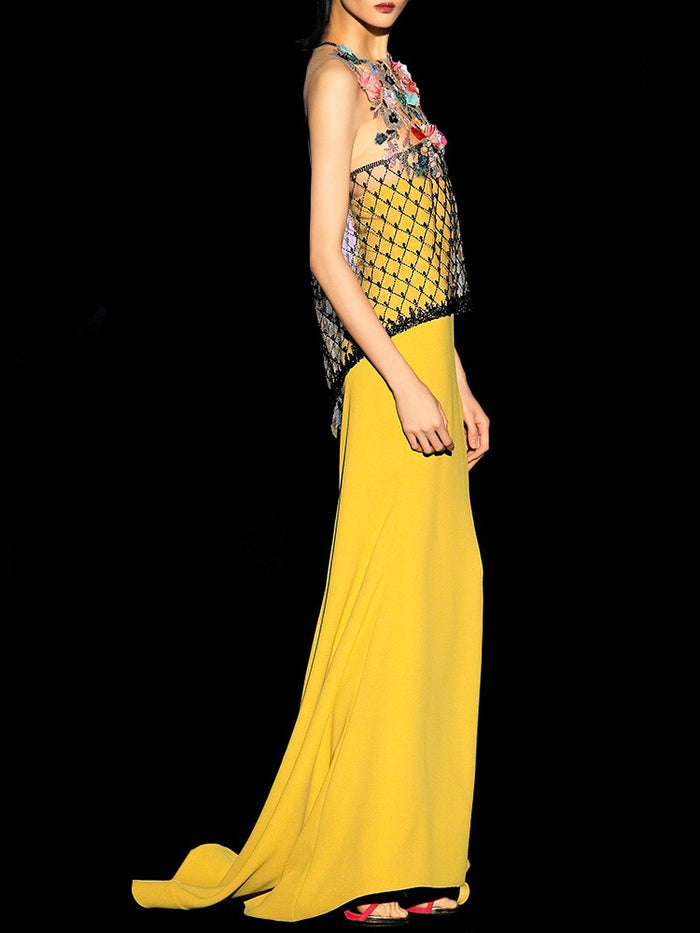 Hannibal laguna Look 35 Blusa Joya ELECTRA y Falda EIMI En oferta