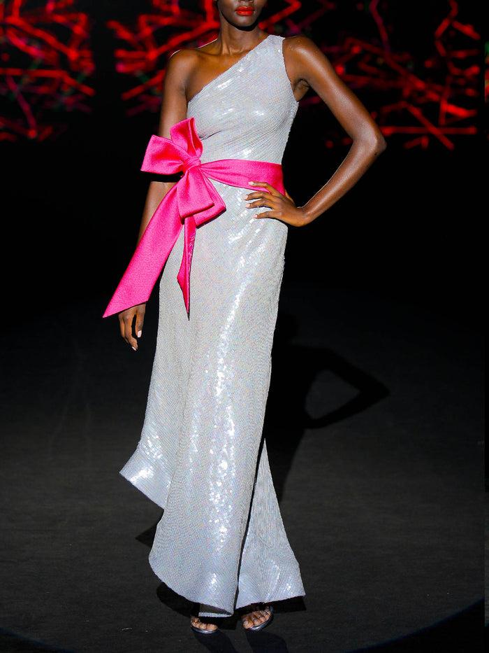 Hannibal laguna LOOK 21 ITOKURA | Vestido de fiesta midi en lentejuelas Rebajas baratas