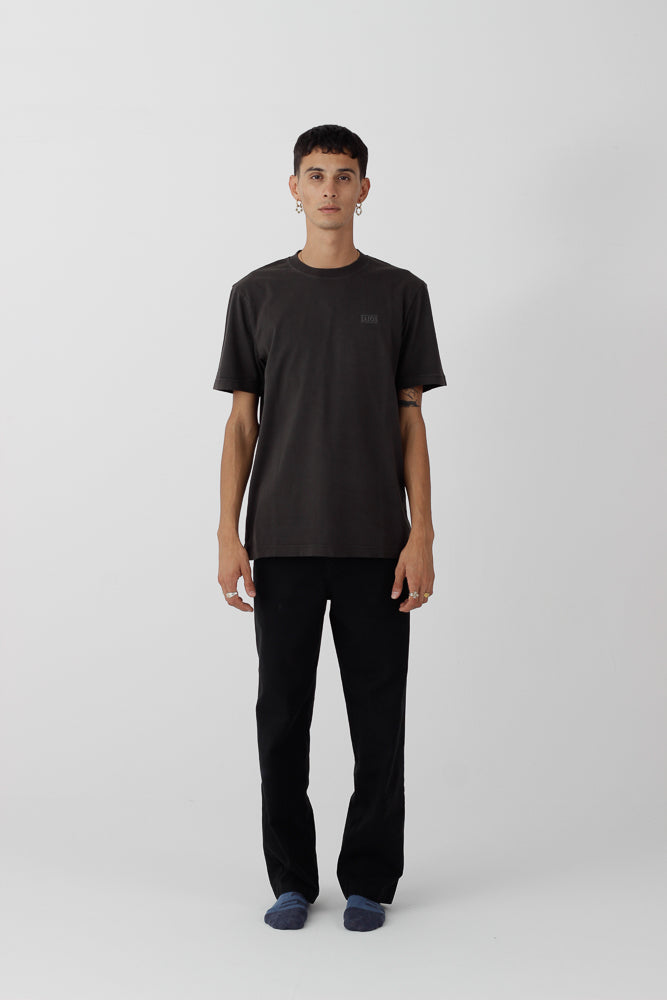 Iaios Camiseta bordado negra Libre de impuestos